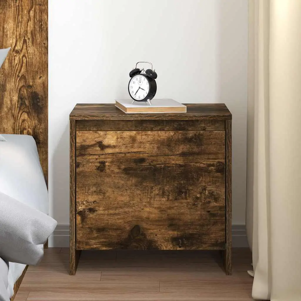 Brown Bedside Cabinet for Bedroom Storage