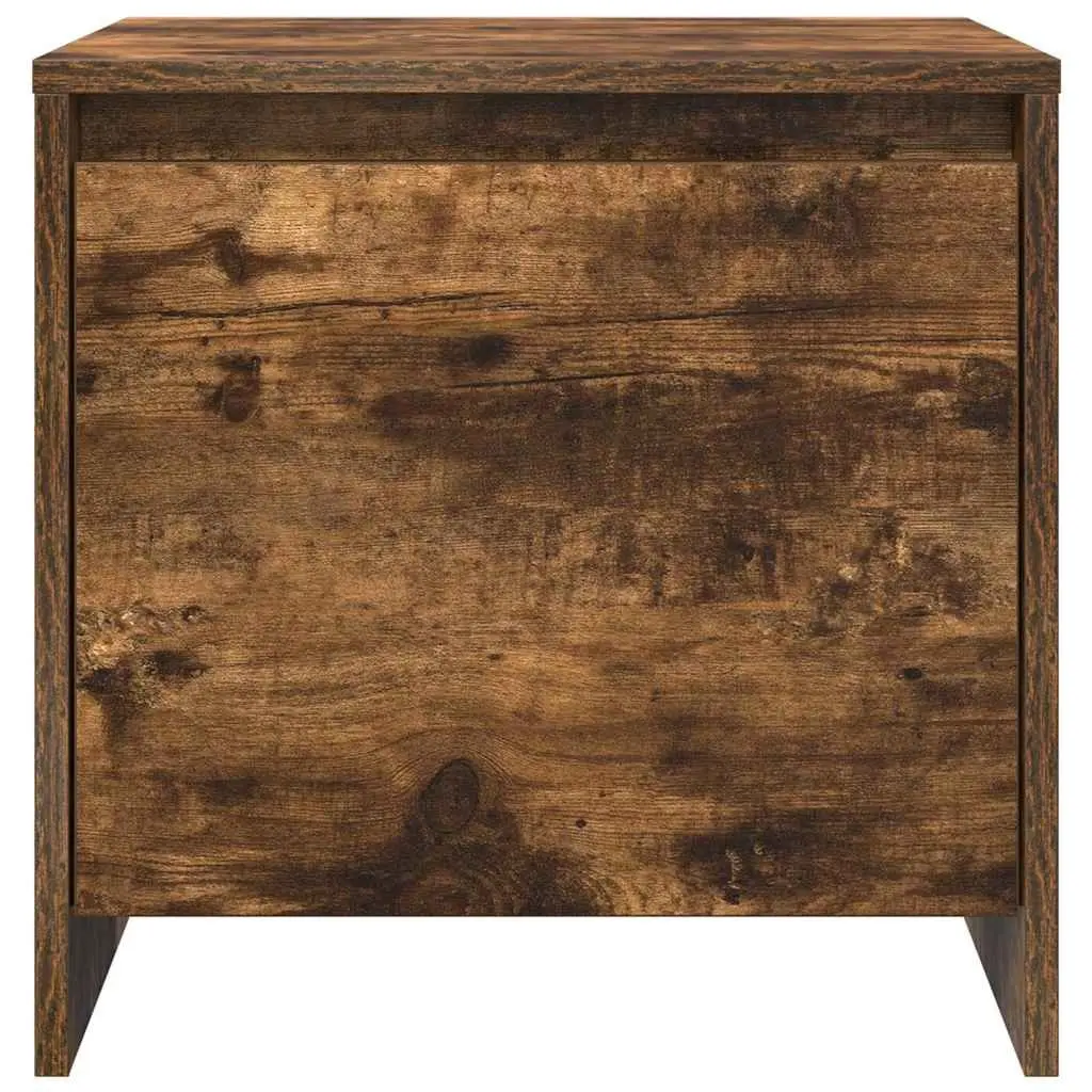 Bedside Cabinet with Durable Build in Smoked Oak