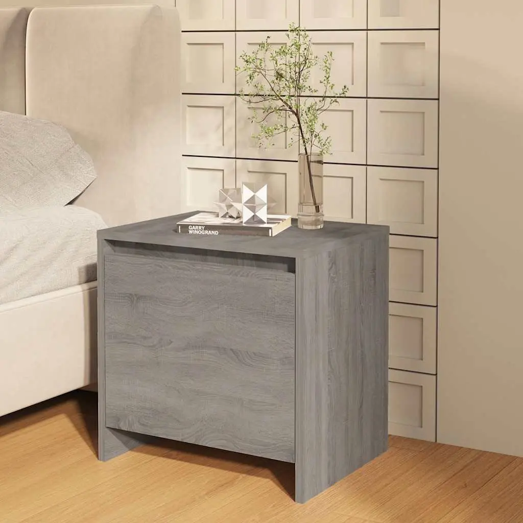 Grey Sonoma Bedside Cabinets 45x34x44.5 cm
