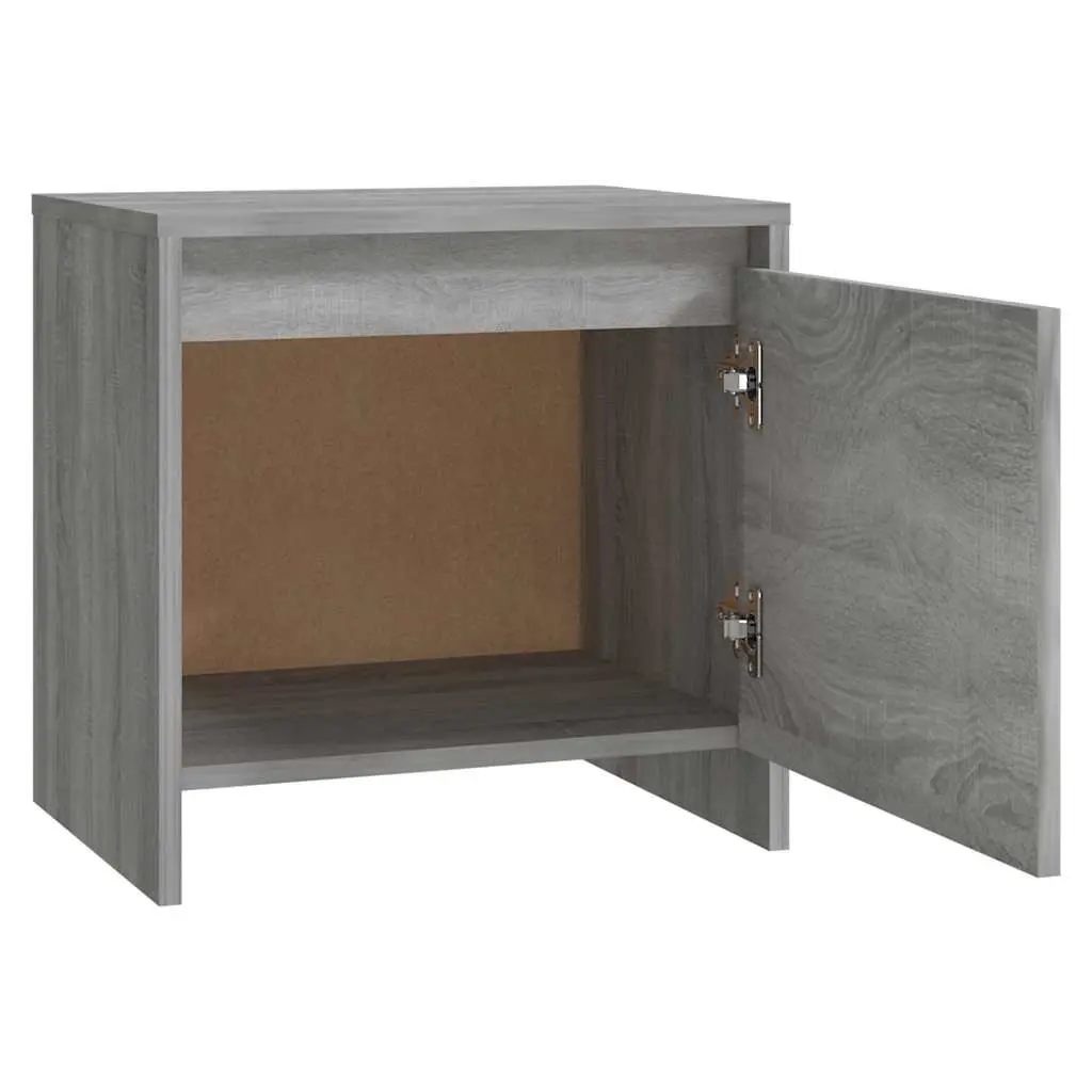 Grey Sonoma Bedside Cabinets 45x34x44.5 cm