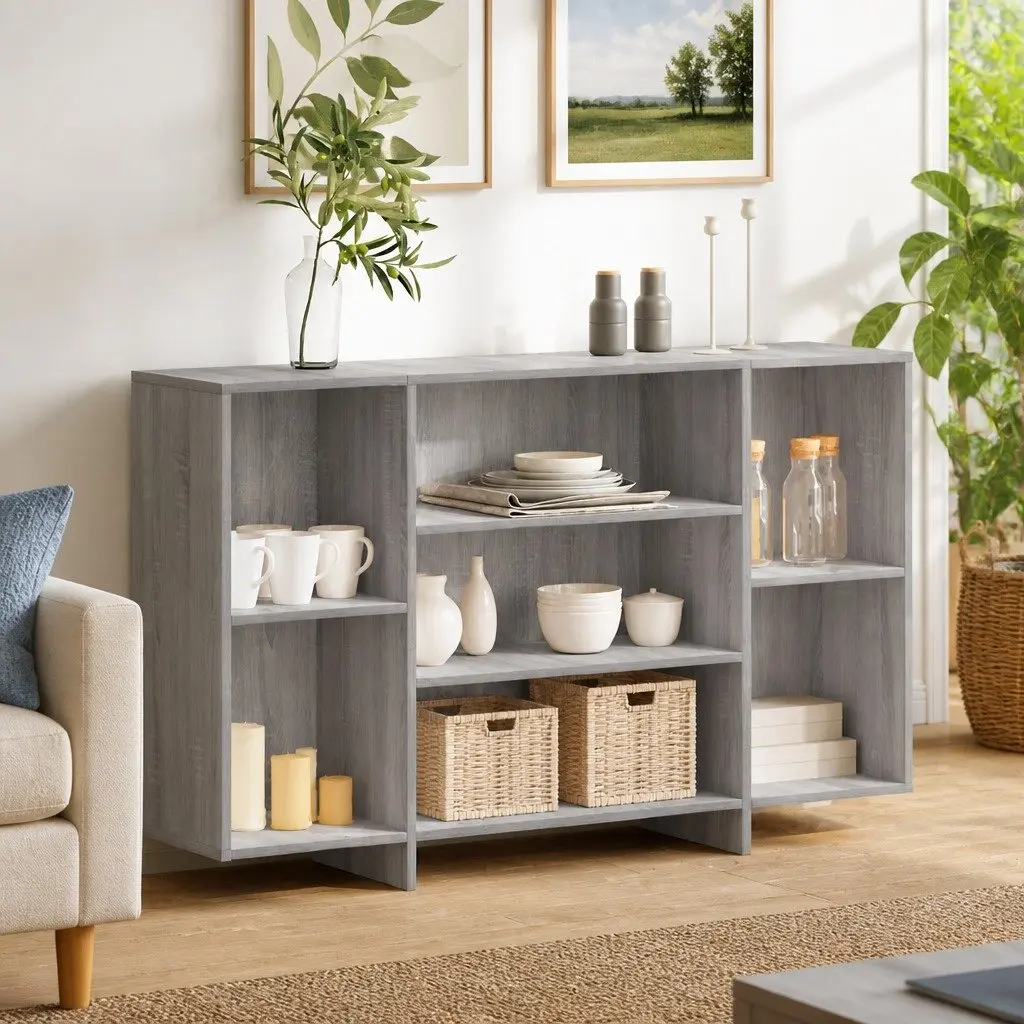 Grey Sonoma Sideboard with Durable Shelves