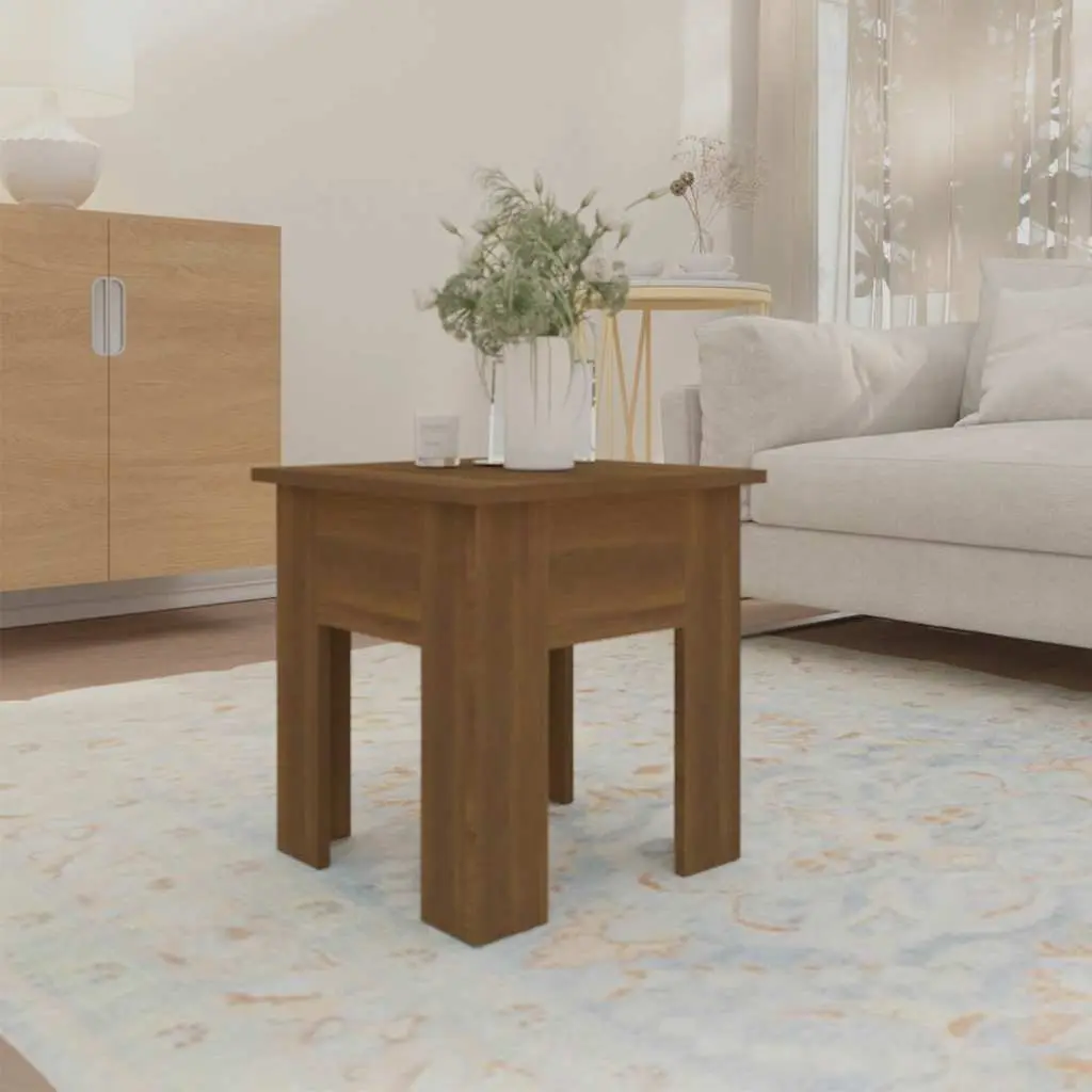Brown Oak Coffee Table for Living Room