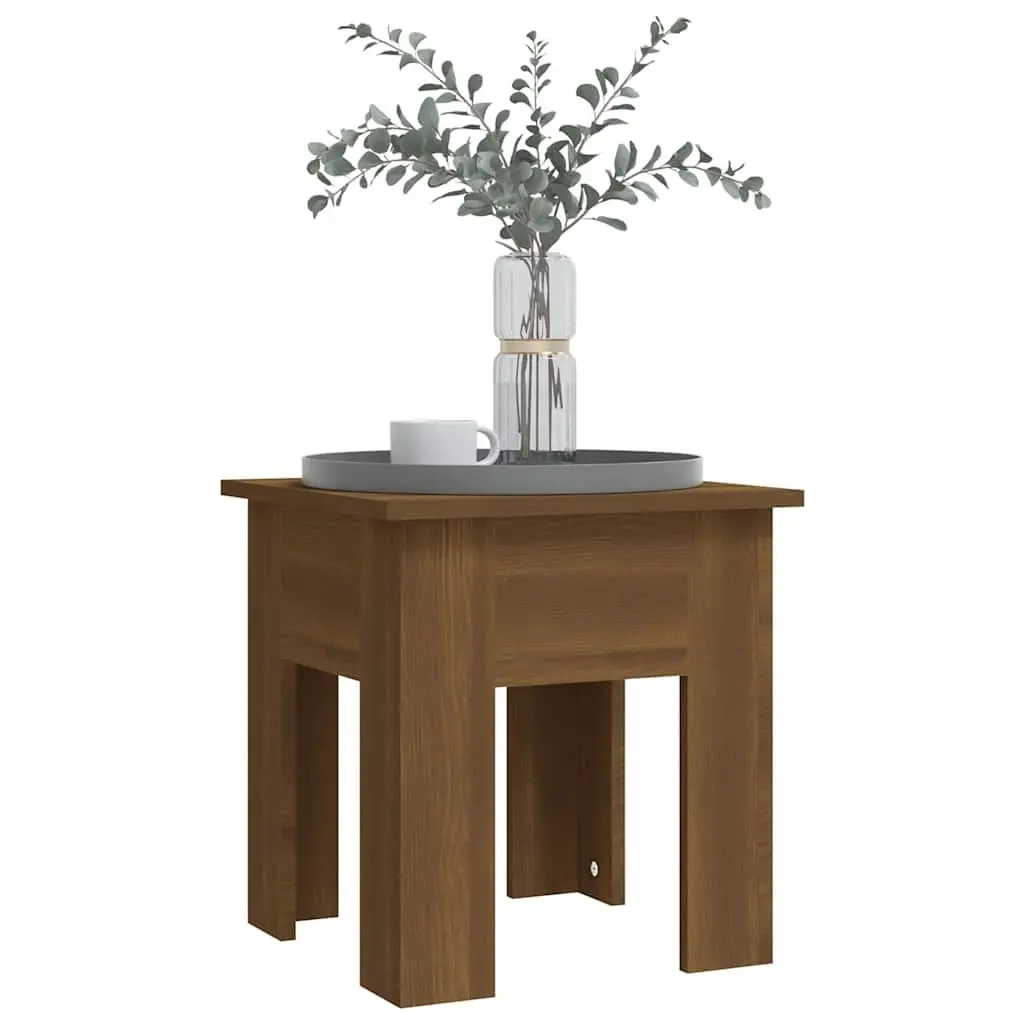 Brown Oak Coffee Table for Living Room