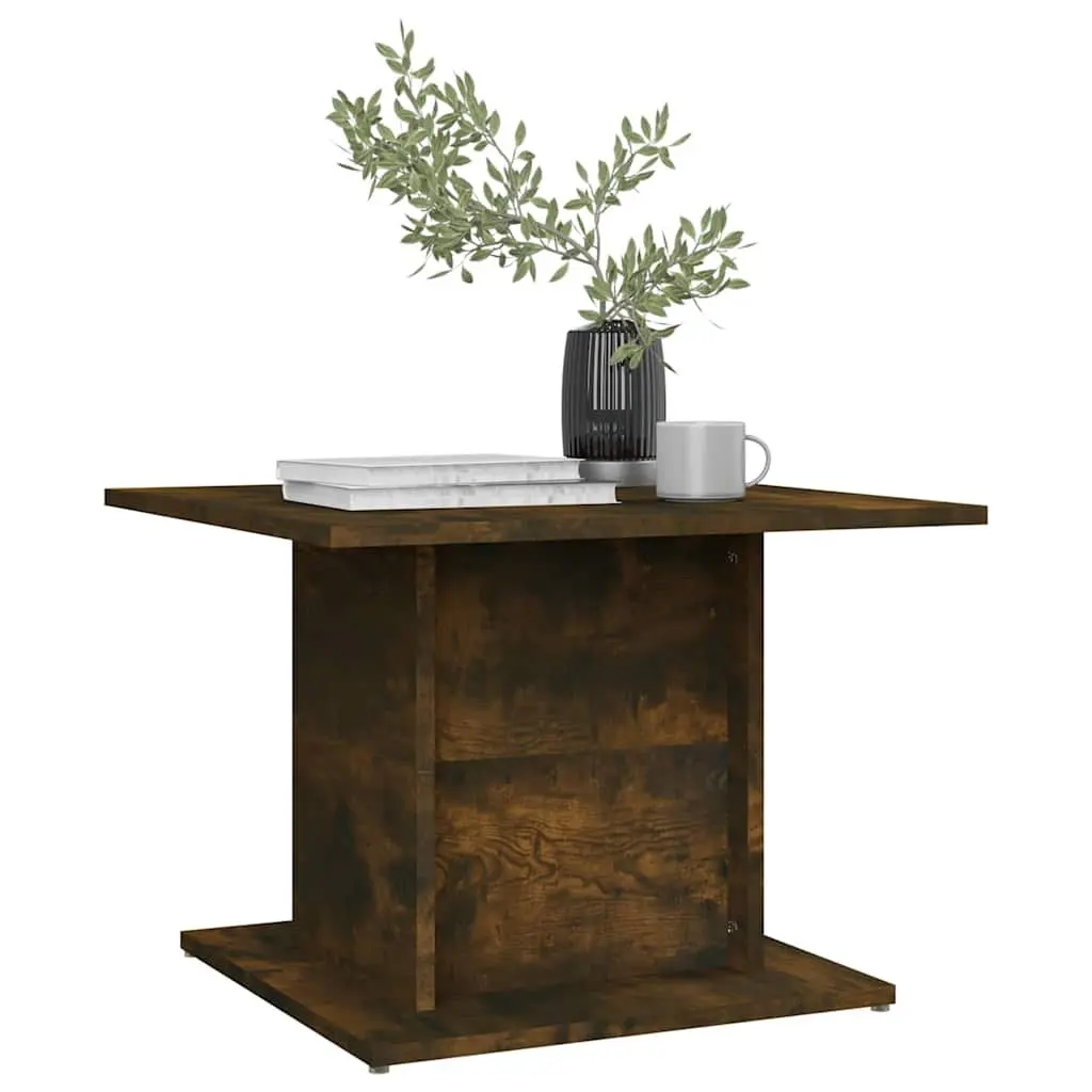 Engineered Wood Coffee Table in Smoked Oak Finish