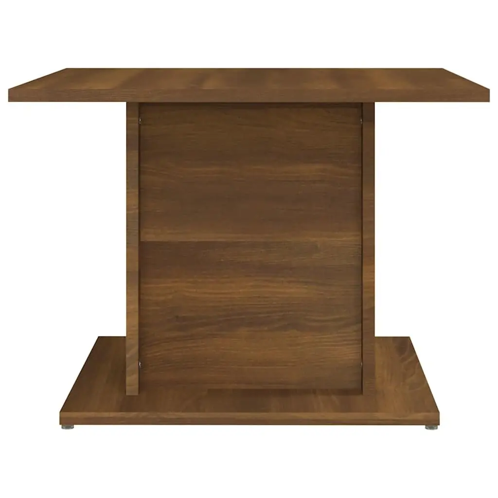 Coffee Table Engineered Wood 55.5 x 55.5 x 40 cm Brown Oak
