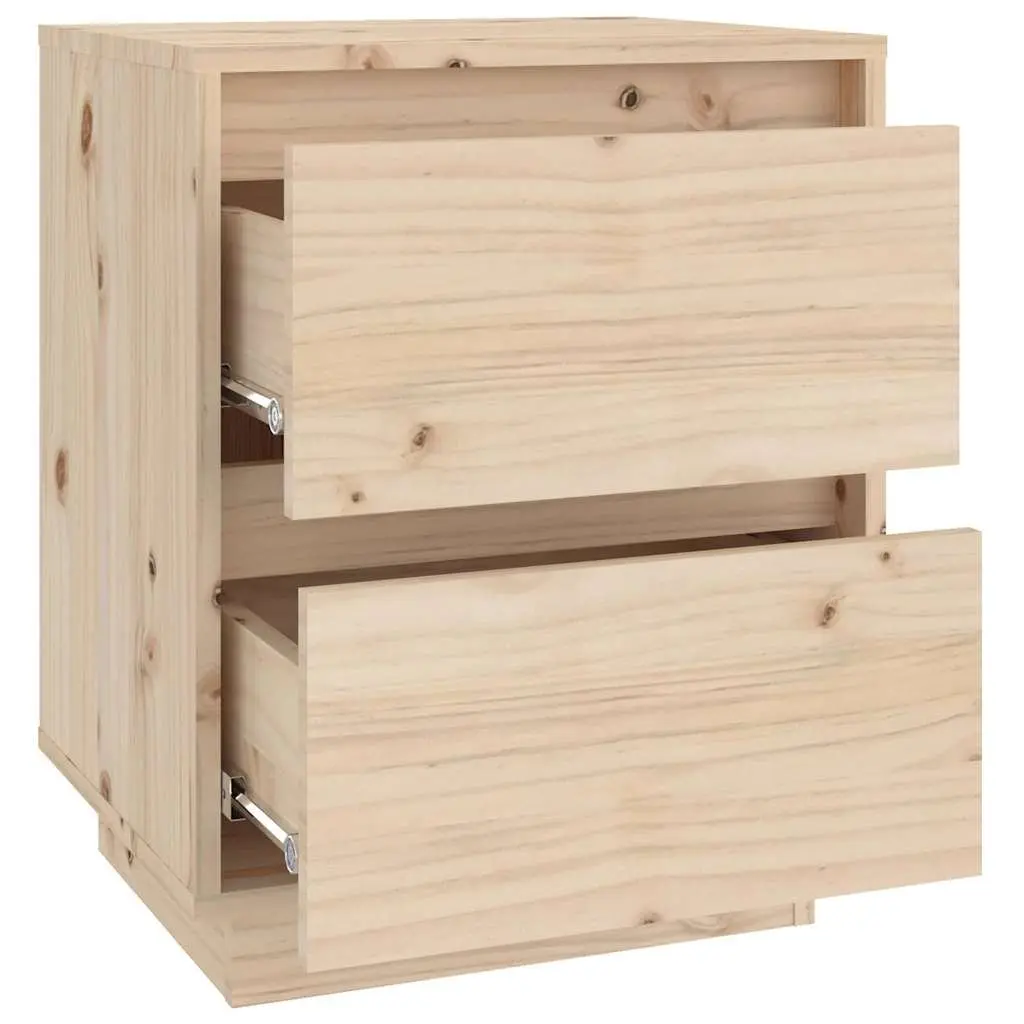 Wooden Bedside Cabinet 40x35x50cm for Storage