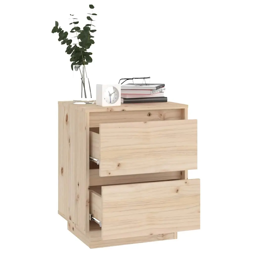 Wooden Bedside Cabinet 40x35x50cm for Storage