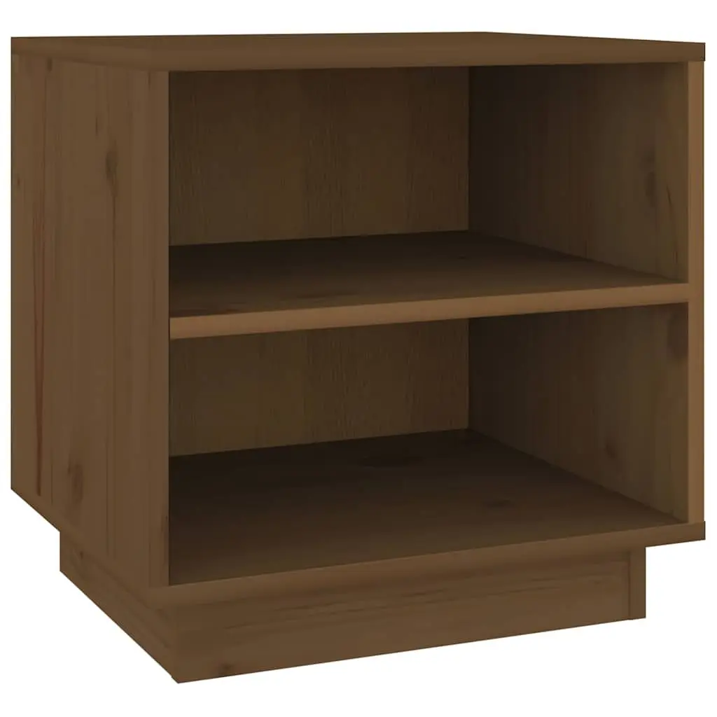 Brown Wooden Bedside Cabinet for Bedroom Essentials