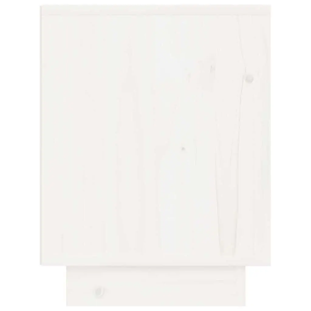Bedside Tables Solid Pinewood 40x30x40 cm White 2 Piece