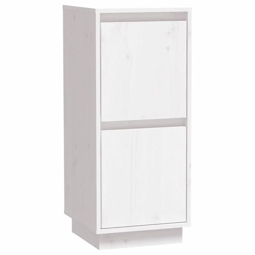 Sideboard Cabinet Set of 2 in White Wood