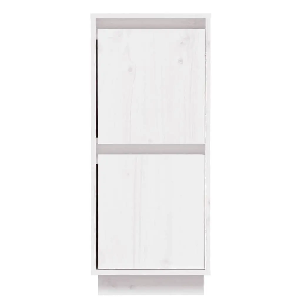 Sideboard Cabinet Set of 2 in White Wood