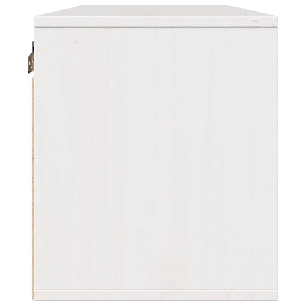 White Wall Cabinets 2 pcs 45x30x35 cm Solid Pine