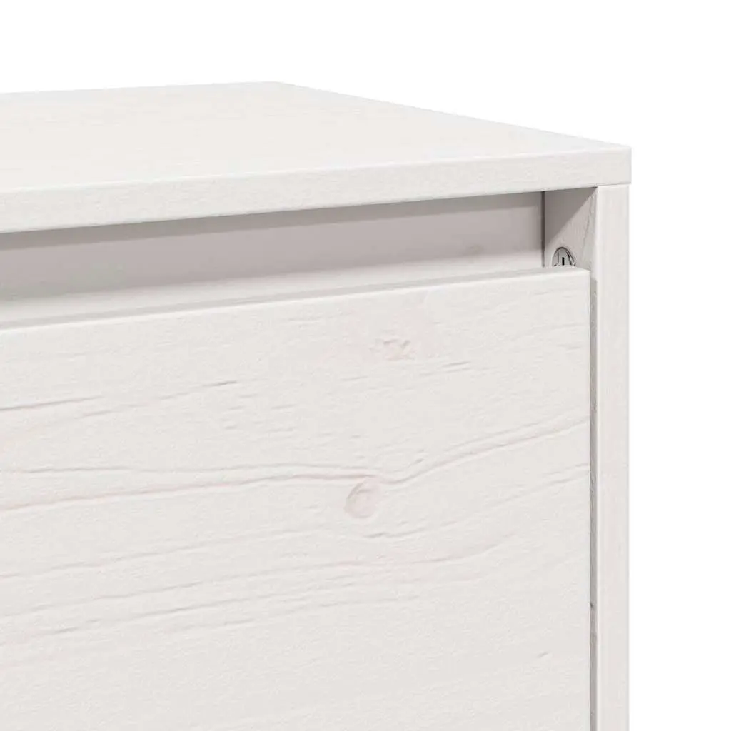 White Wall Cabinets 2 pcs 45x30x35 cm Solid Pine
