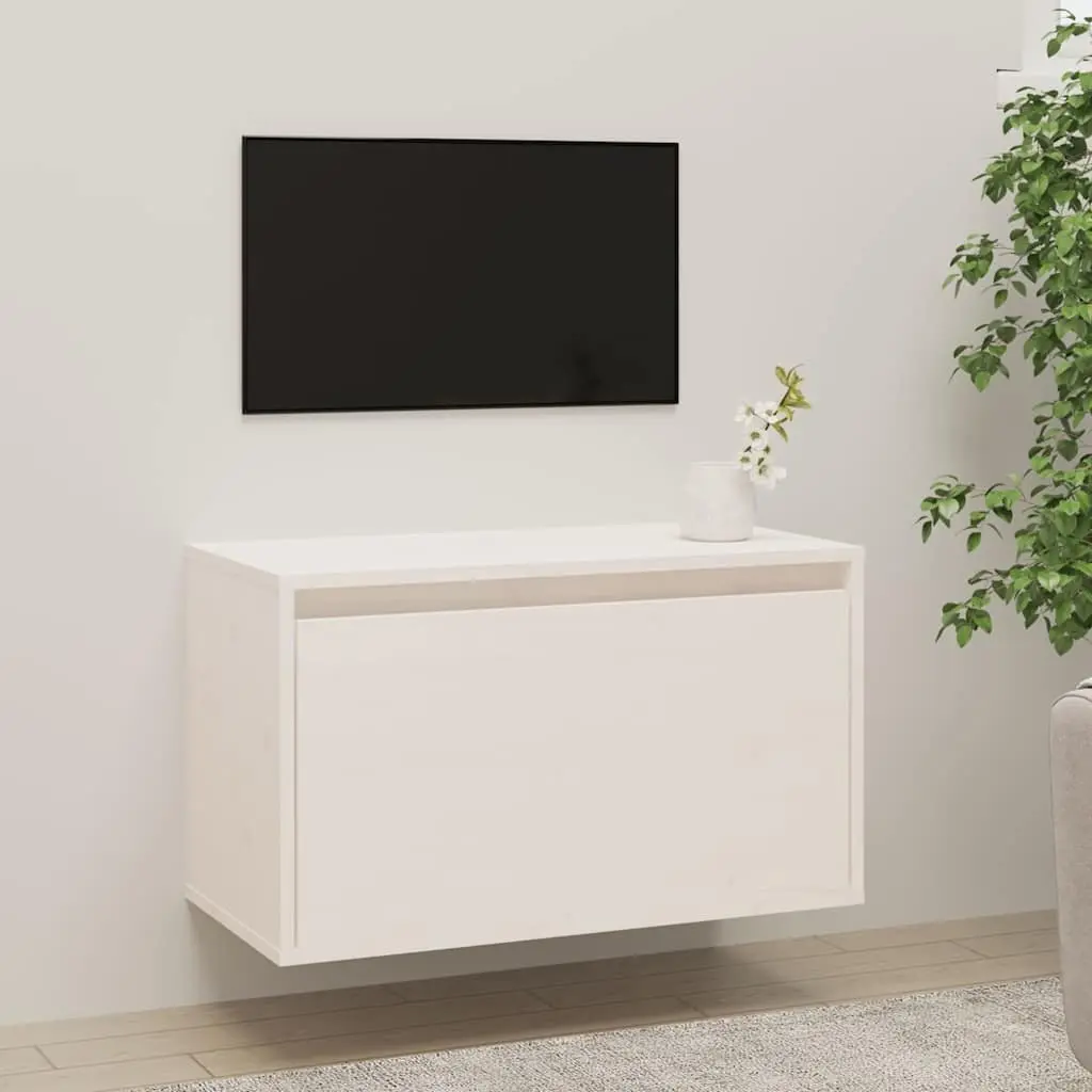 White Floating Shelving Unit Wall Cabinet for Storage