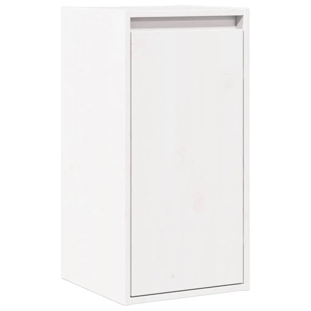 White Wall Cabinet 30x30x100 cm for Storage