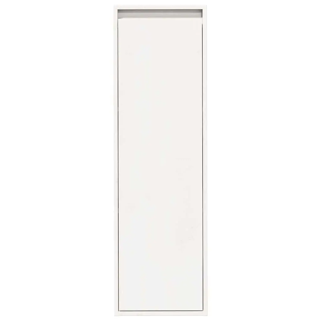 White Wall Cabinet 30x30x100 cm for Storage