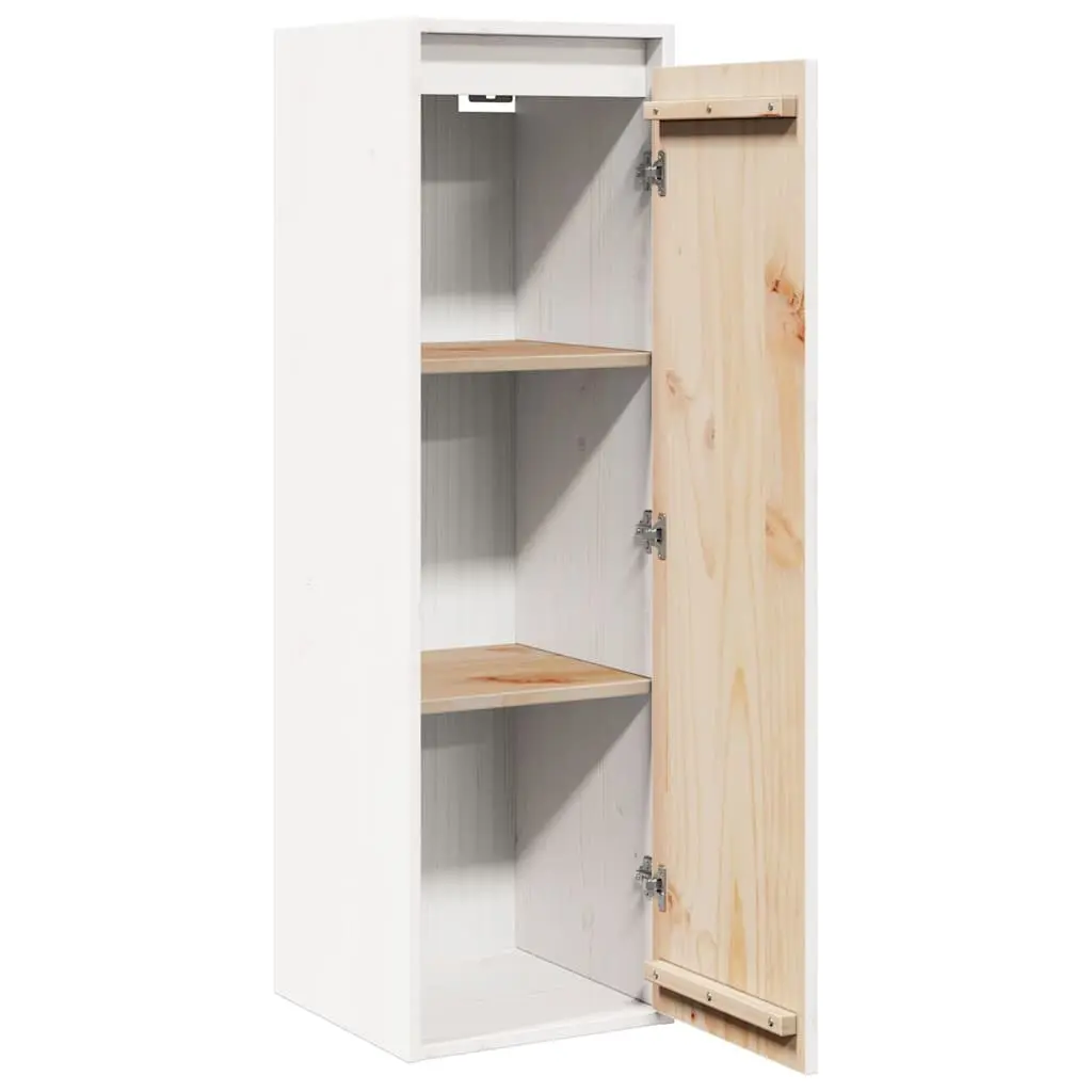 White Wall Cabinet 30x30x100 cm for Storage