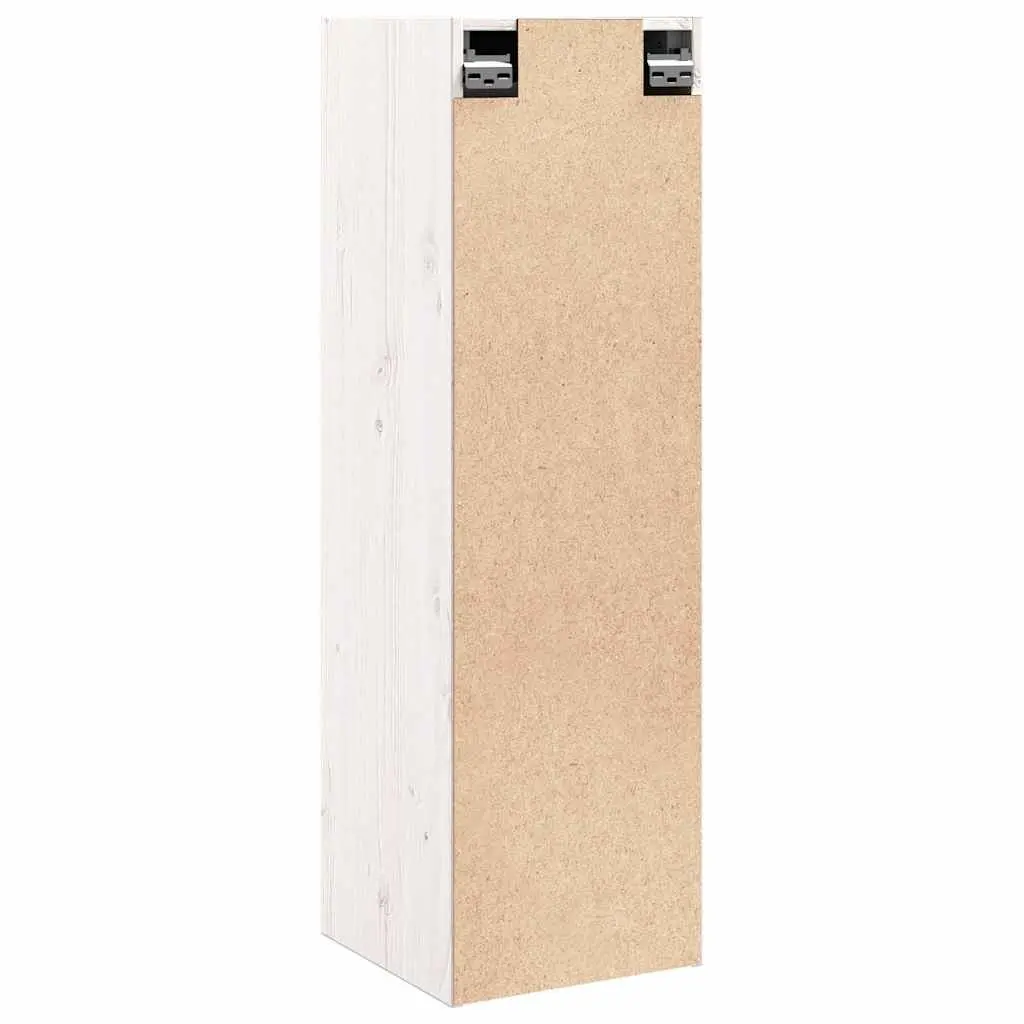 White Wall Cabinet 30x30x100 cm for Storage