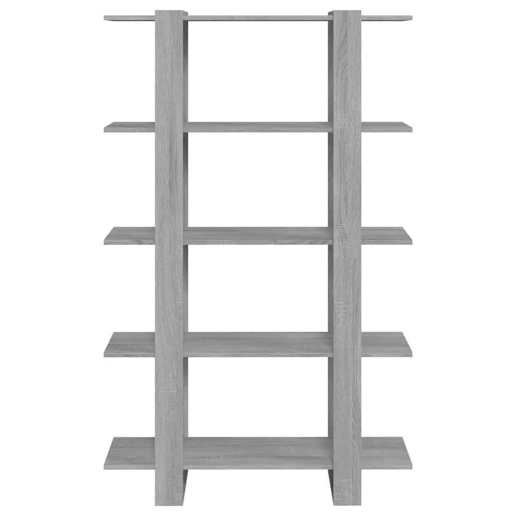 Book Cabinet Grey Sonoma Shelving Unit Room Divider Storage Organiser