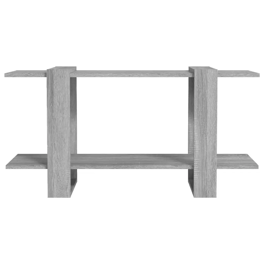 Grey Book Cabinet 100x30x51cm Storage Unit