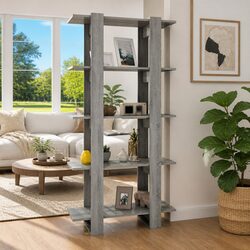 Grey Sonoma Engineered Wood Book Cabinet & Room Divider