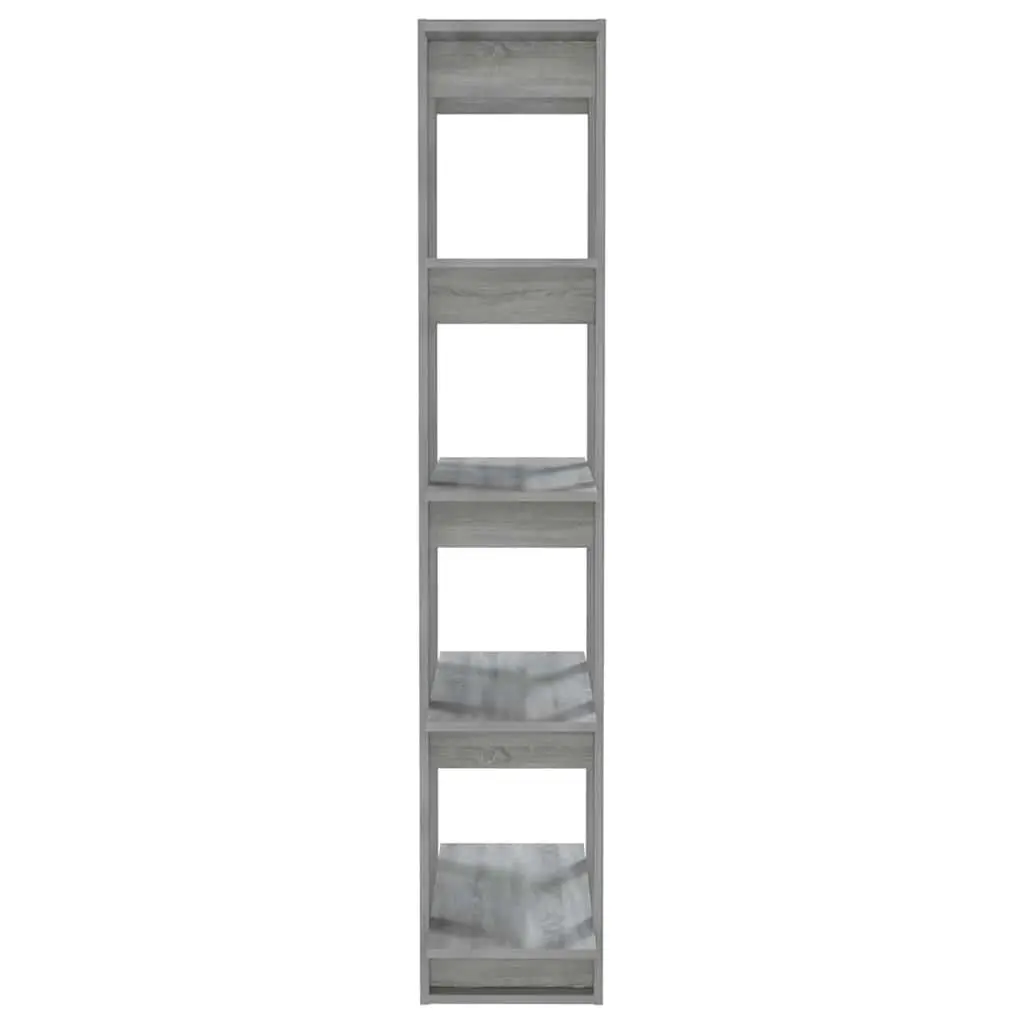 Book Cabinet Engineered Wood 80W x 30D x 160H cm Grey Sonoma