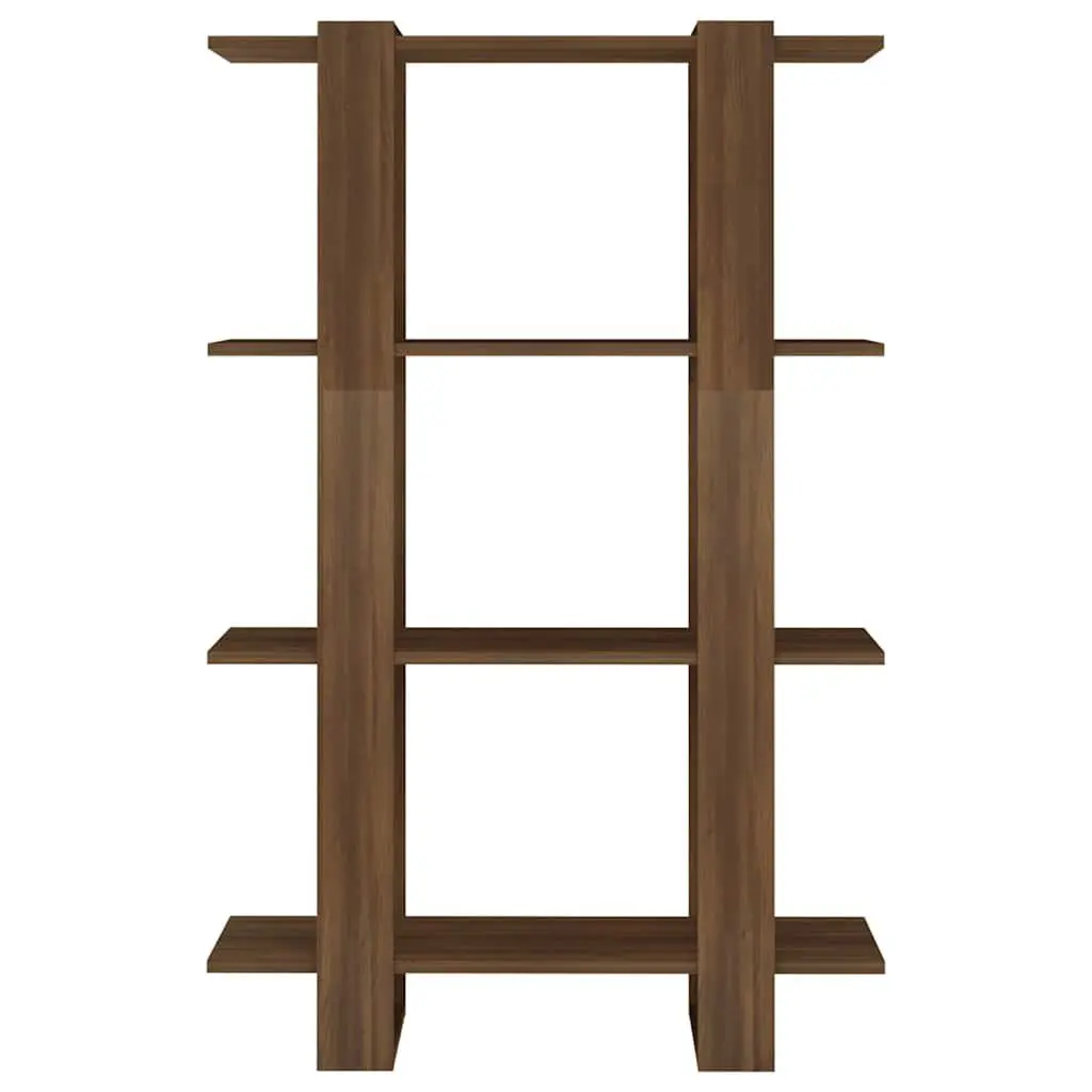 Wooden Book Cabinet with Room Divider Functionality