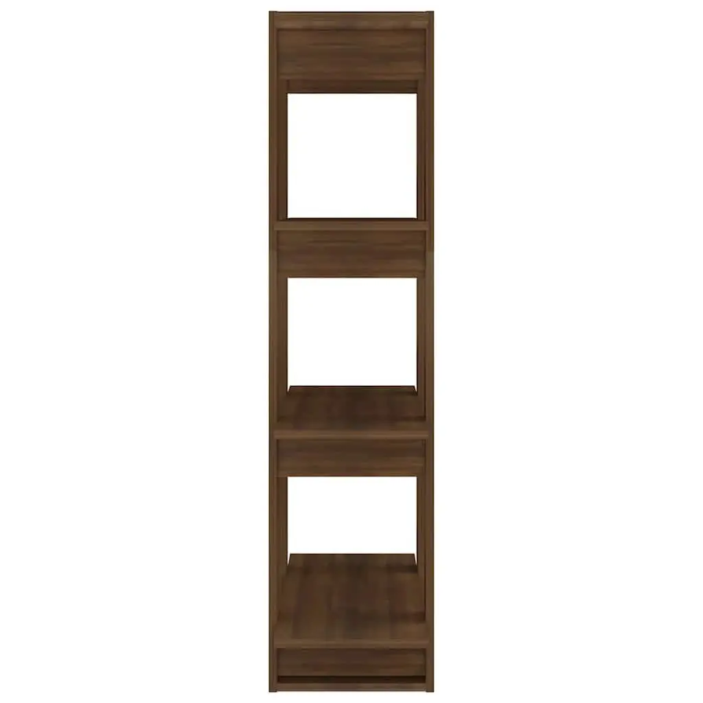 Wooden Book Cabinet with Room Divider Functionality