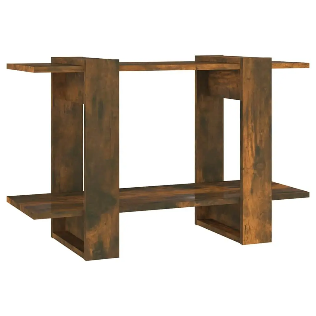 Book Cabinet Storage Organizer Brown Room Divider Standing Shelf