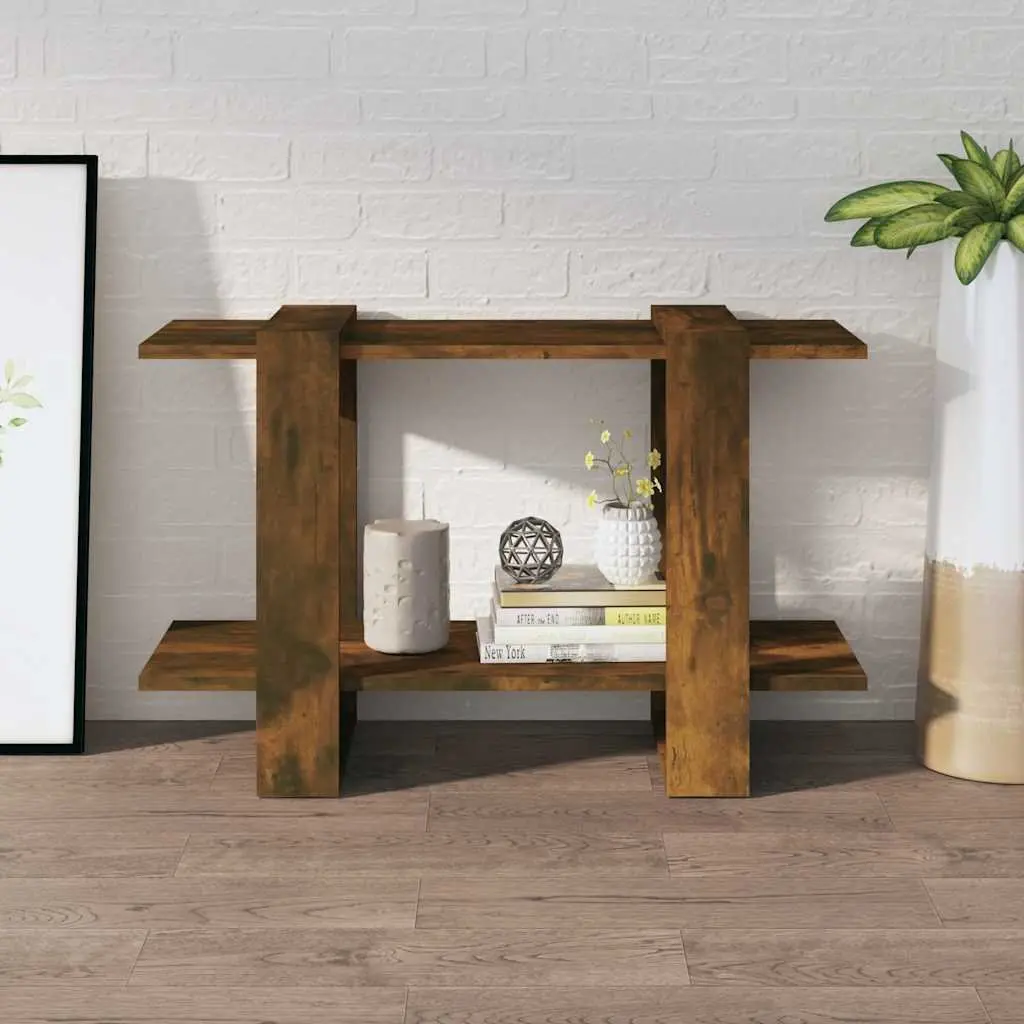 Book Cabinet Storage Organizer Brown Room Divider Standing Shelf