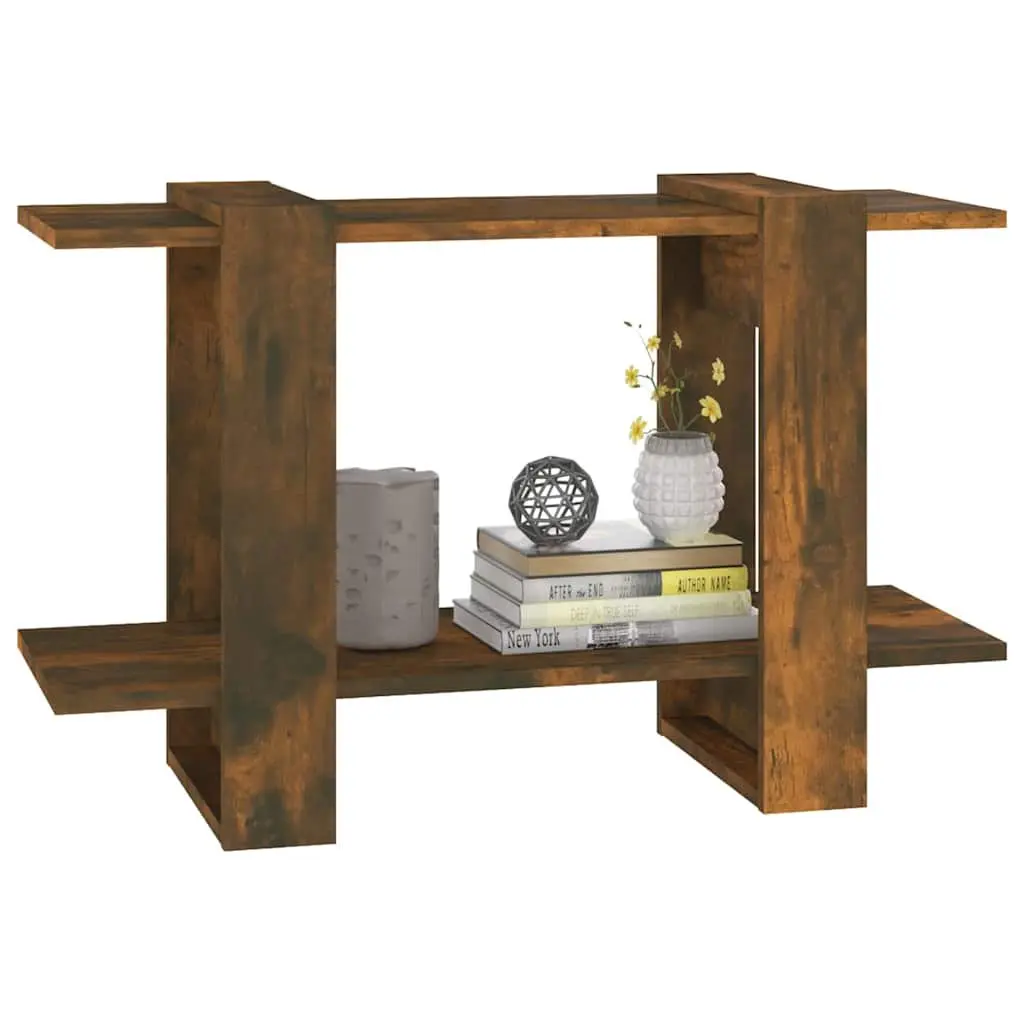 Book Cabinet Storage Organizer Brown Room Divider Standing Shelf