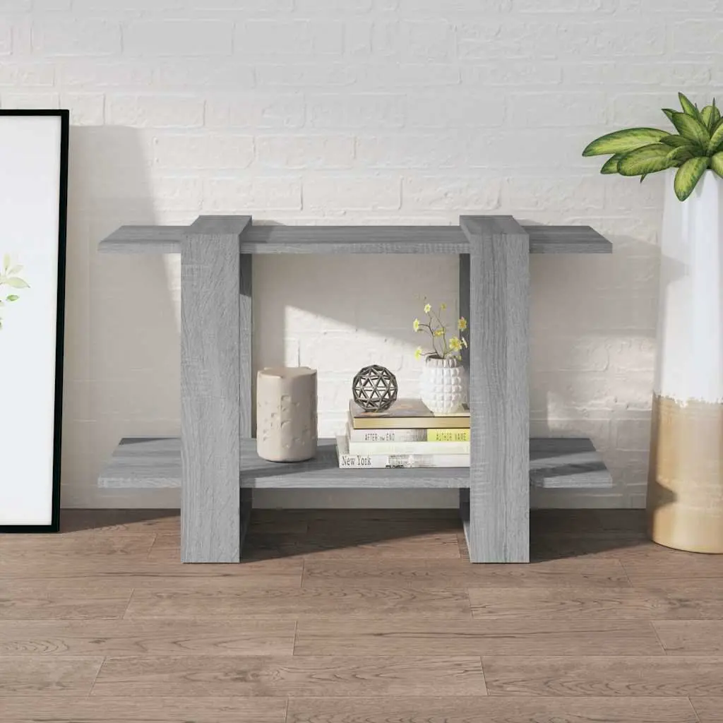 Room Divider and Book Cabinet in Grey Sonoma Oak
