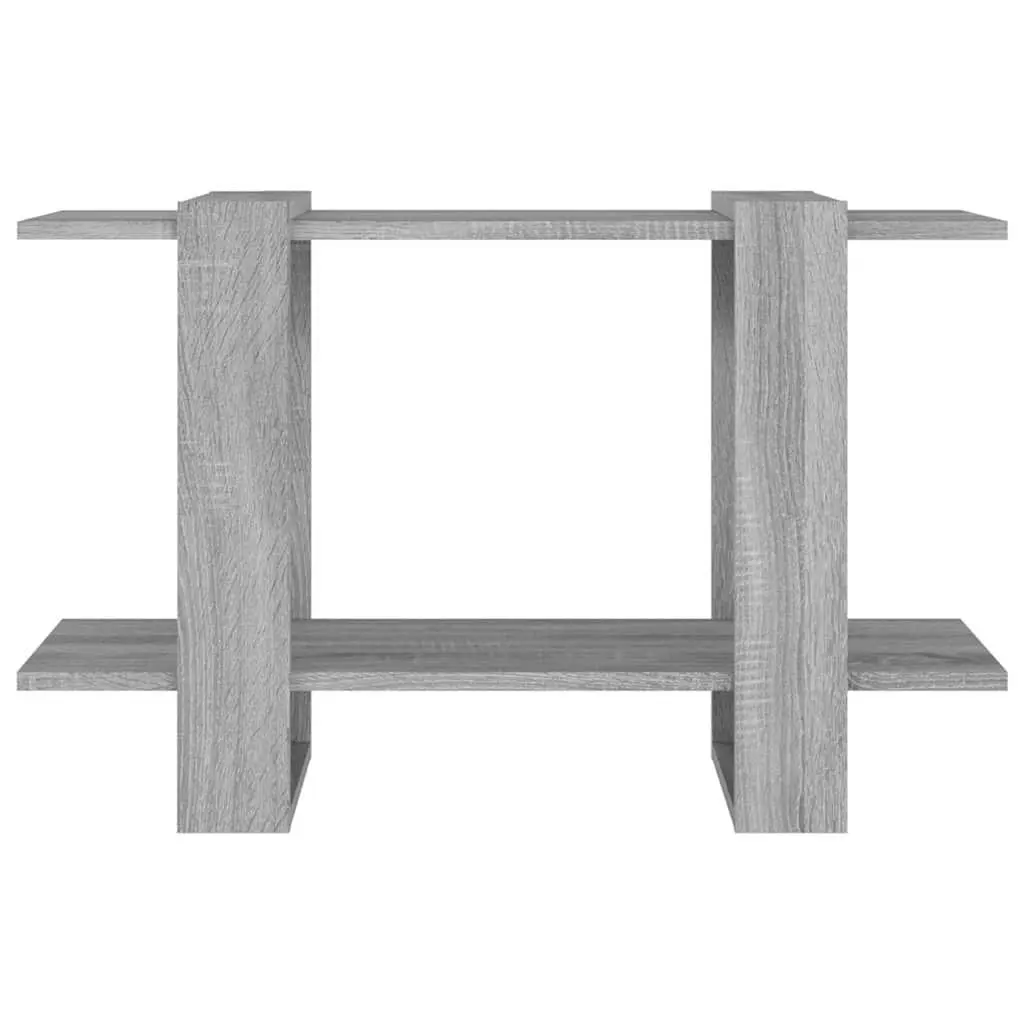 Room Divider and Book Cabinet in Grey Sonoma Oak