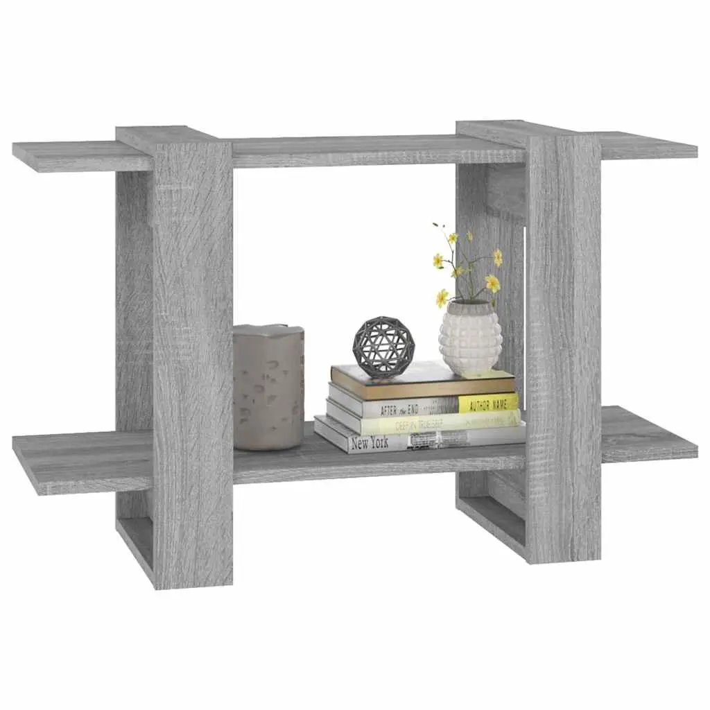 Room Divider and Book Cabinet in Grey Sonoma Oak