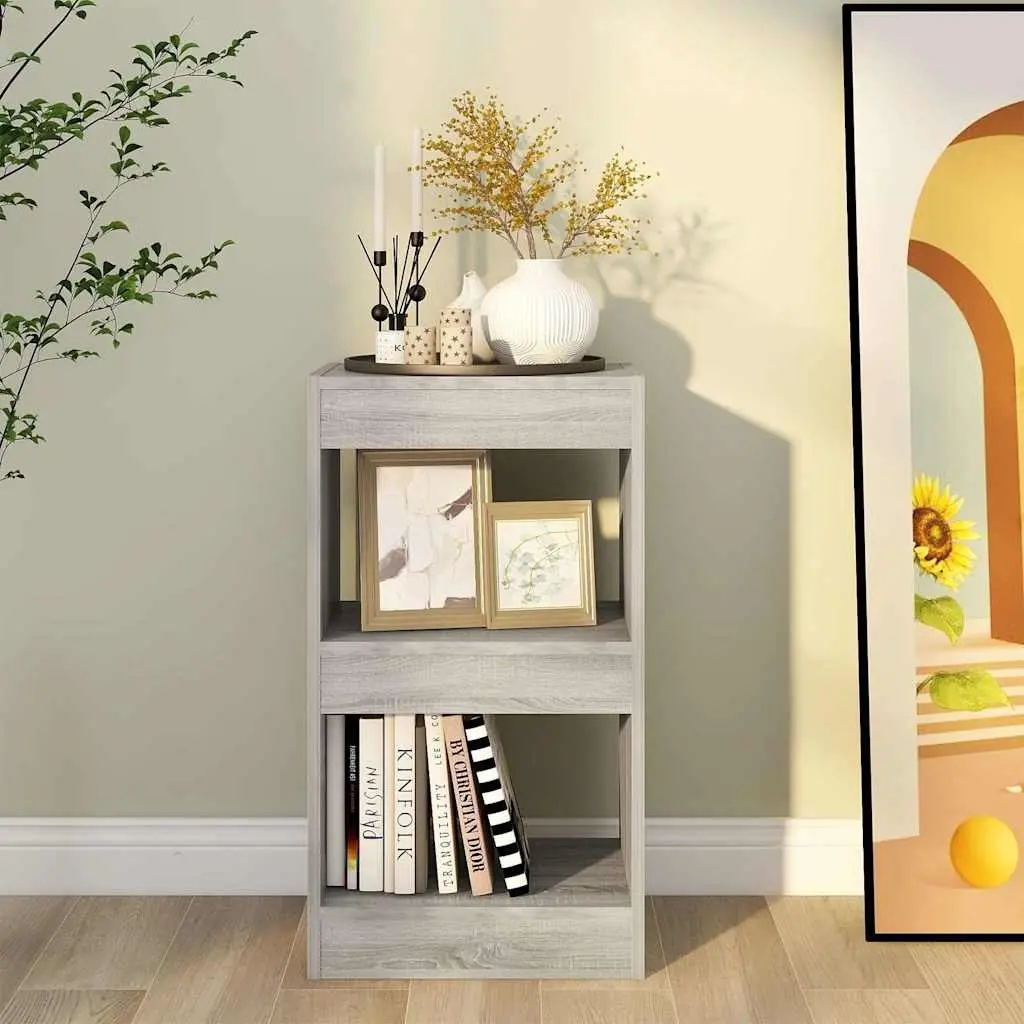 Grey Book Cabinet Room Divider for Organising