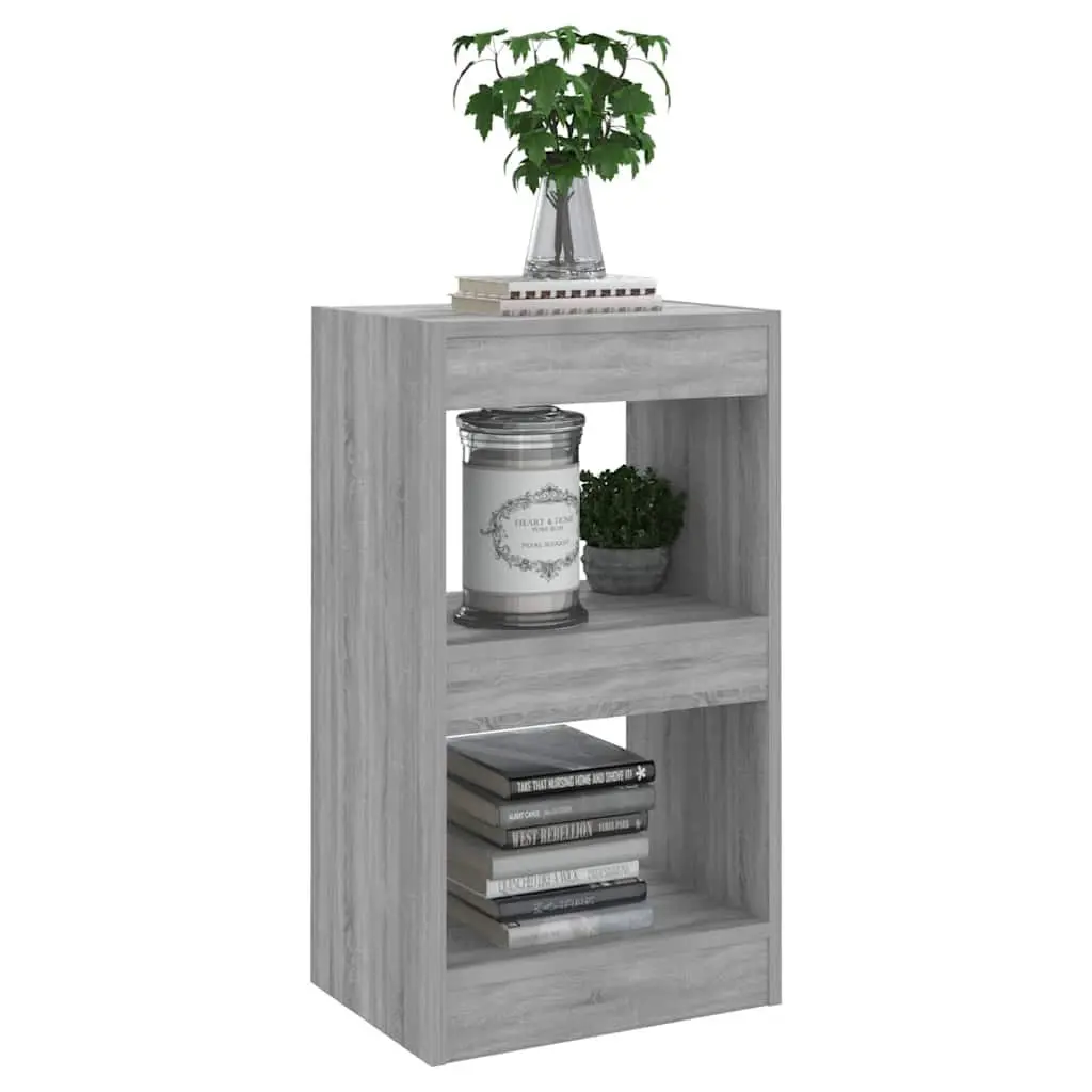 Grey Book Cabinet Room Divider for Organising