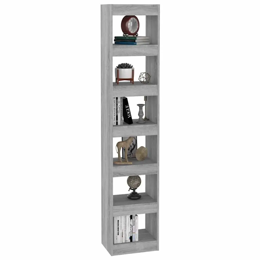 Grey Sonoma Book Cabinet Room Divider 40x30x198cm