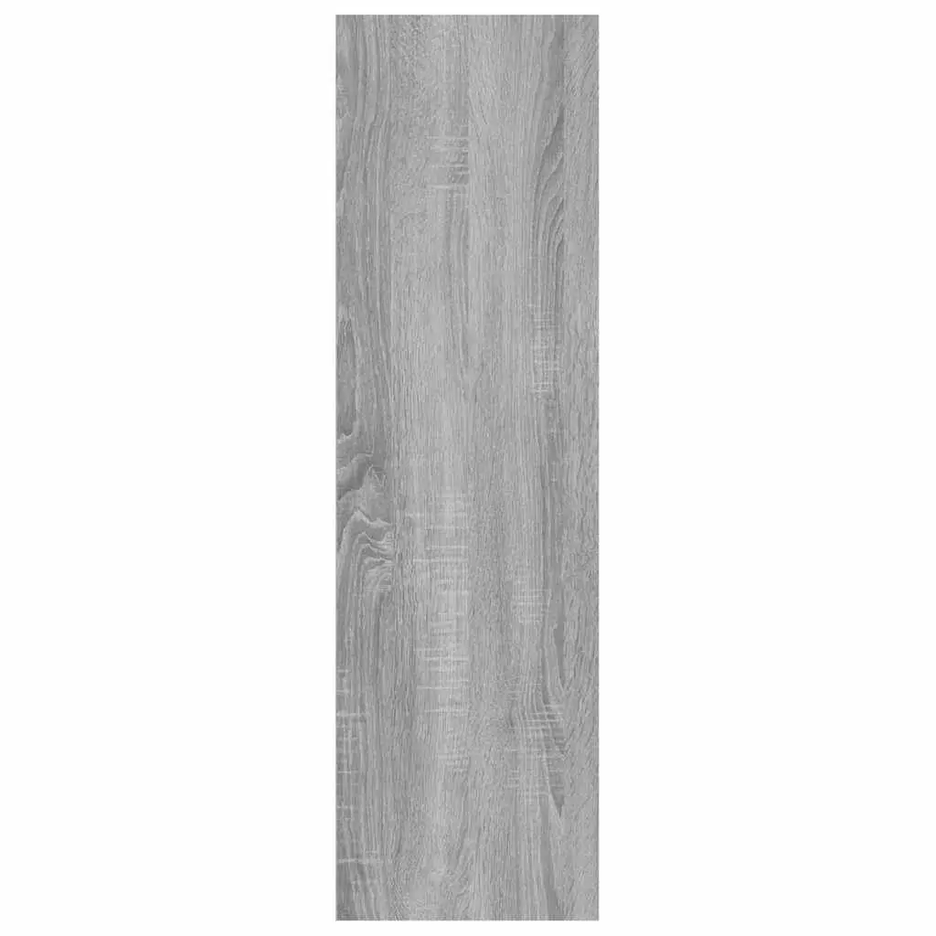 Book Cabinet Storage Organiser Grey Sonoma Open Shelving Unit 100 x 30 x 103 cm