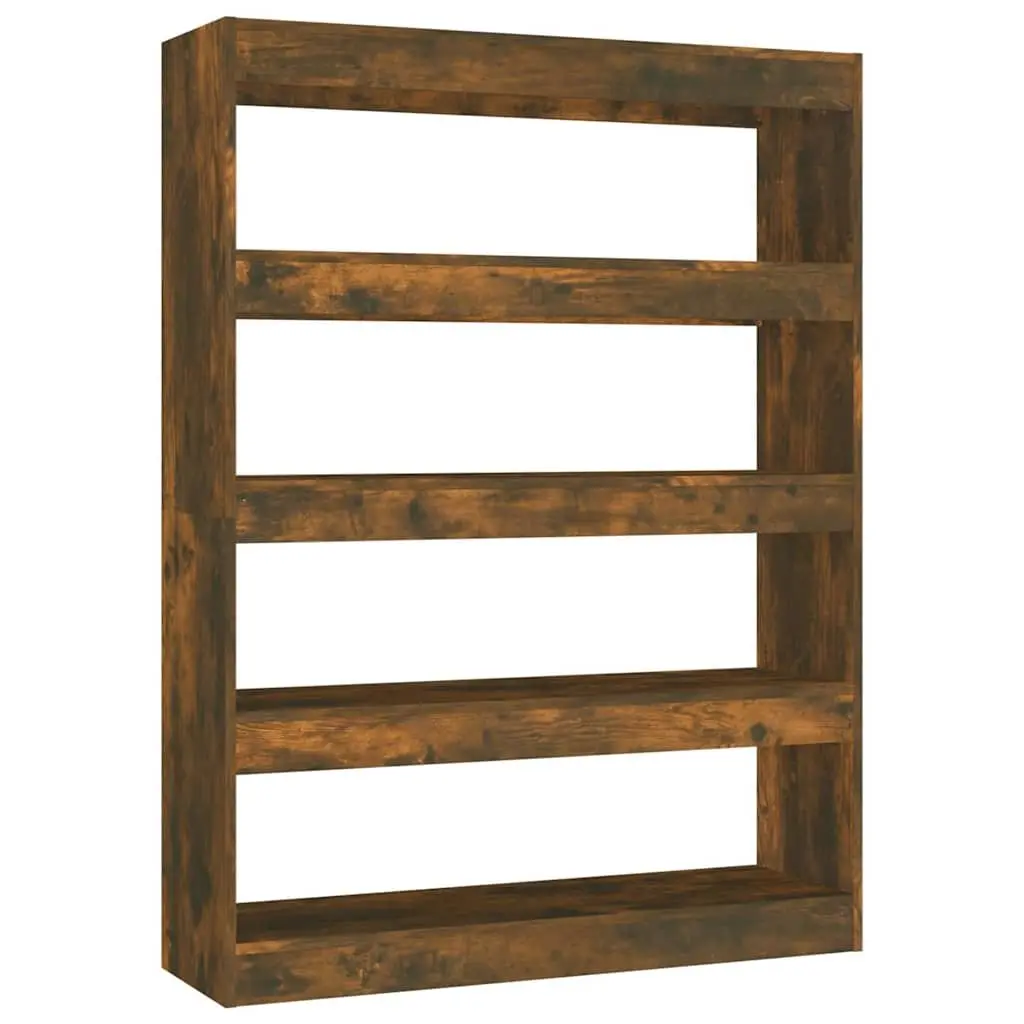 Brown Book Cabinet Room Divider with Ample Storage