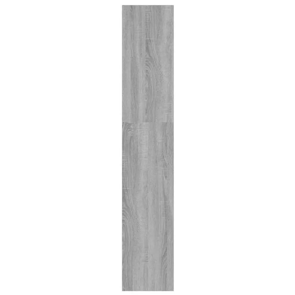 Book Cabinet Wooden Grey 100 x 30 x 166 cm Shelving Storage Room Divider