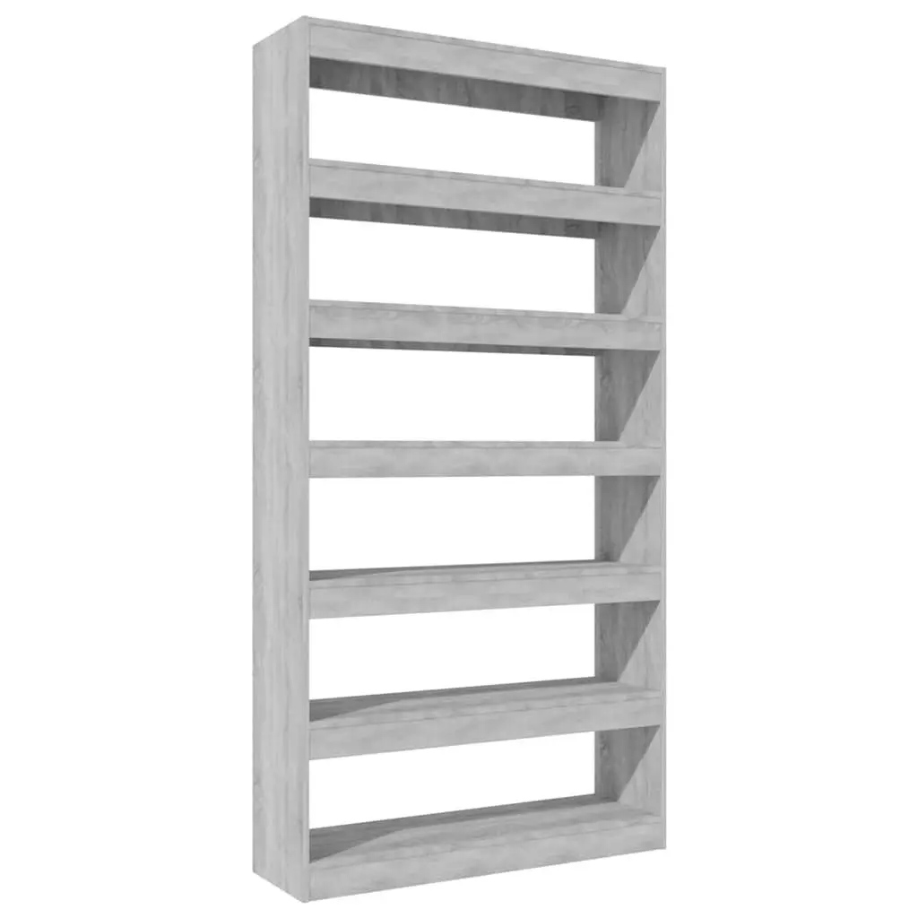 Grey Sonoma Wooden Book Cabinet & Room Divider