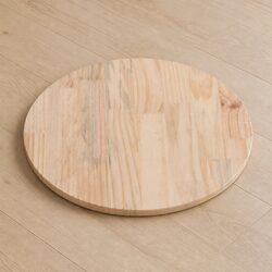 Solid Wood Round Table Top Ø40cm x 2.5cm Brown