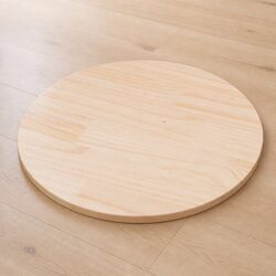 Durable Round Solid Pinewood Table Top 50cm