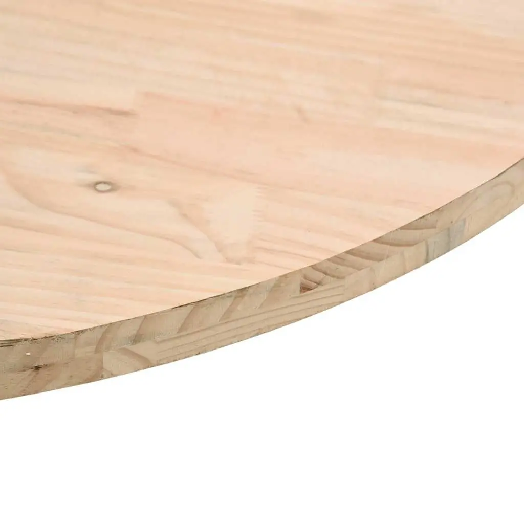 Round Solid Pinewood Table Top 50cm
