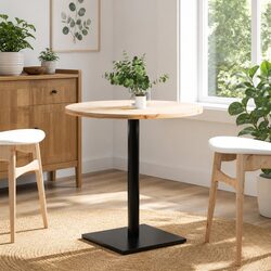 Durable Round Solid Pine Wood Table Top Ø70cm x 2.5cm