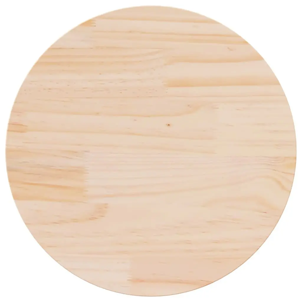 Round Solid Pine Wood Table Top Ø70cm x 2.5cm