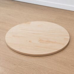 Solid Wood Pine Round Table Top Ø90cm for Dining or Coffee