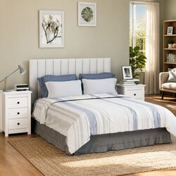 Bedside Cabinets 2 pcs White 40x35x61.5 cm Solid Pine Wood Storage Drawers
