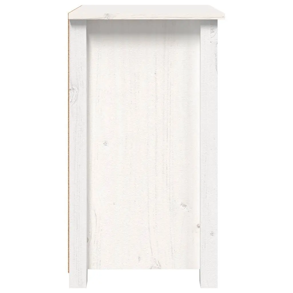 White Bedside Cabinets 2 pcs with Storage Drawers