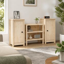 Brown Solid Wood Sideboards for Stylish Storage